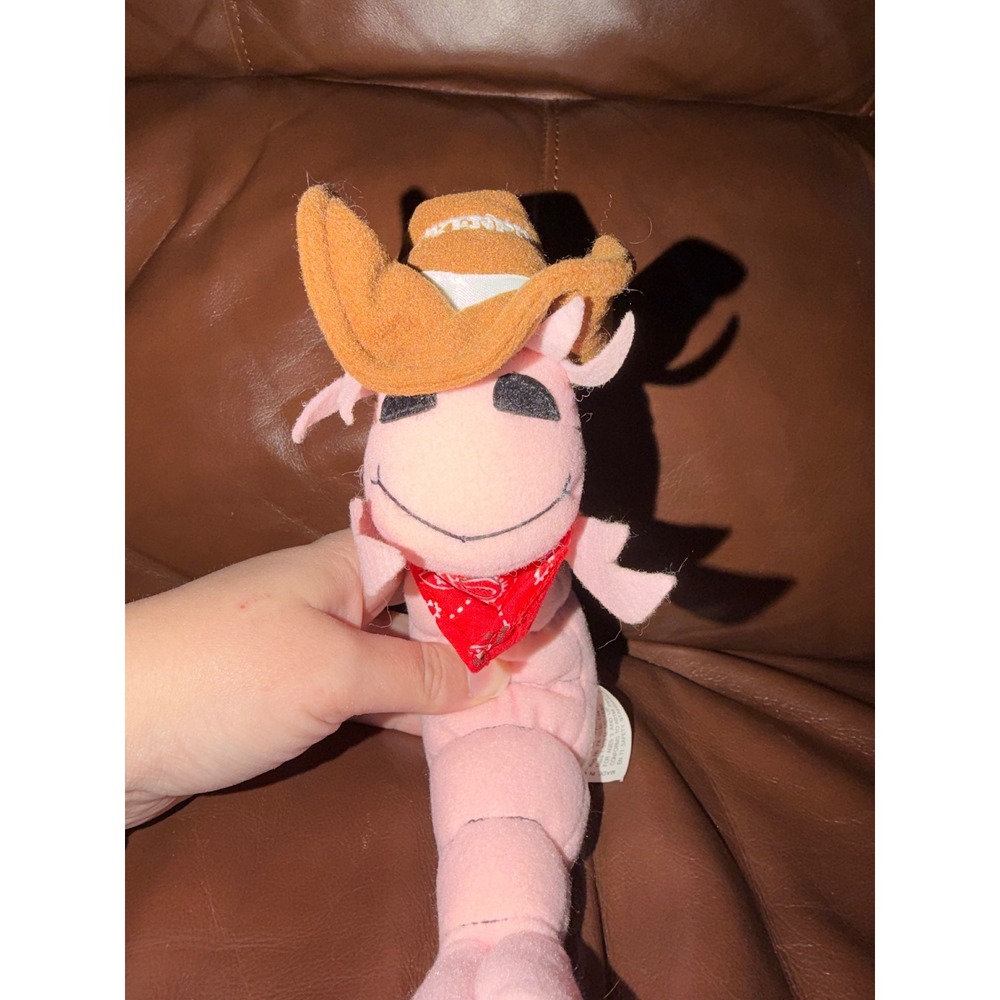 Fiesta Bubba Gump Shrimp Pink Cowboy‎ Plush 11.5" Breckenridge Hat Bandana - Picture 2 of 5